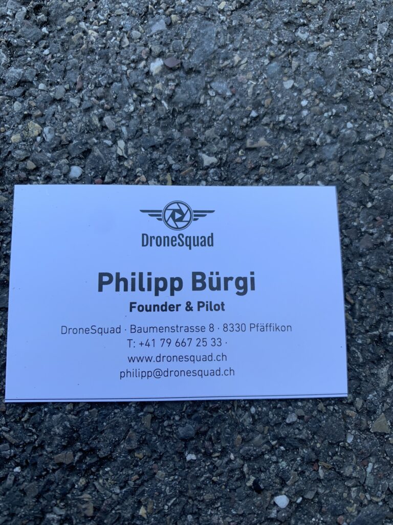 Visiten Karten DroneSquad - Philipp Bürgi
