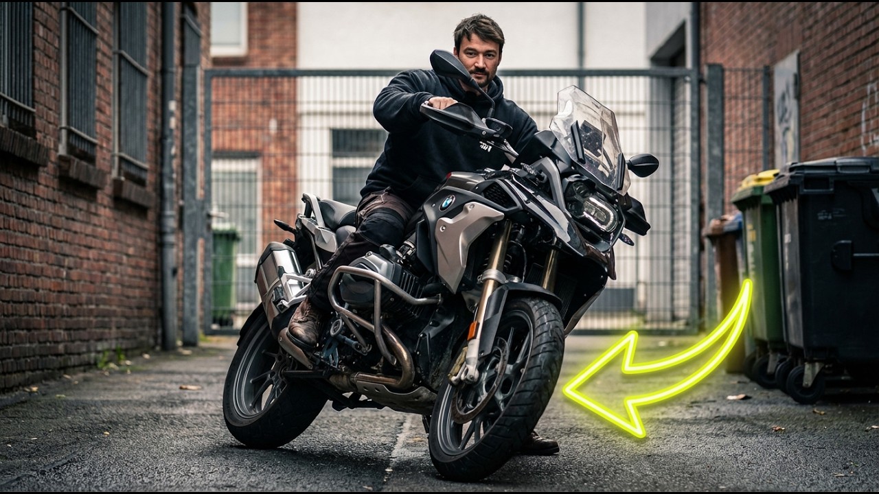 Übung der Woche: Big Bikes sicher schieben