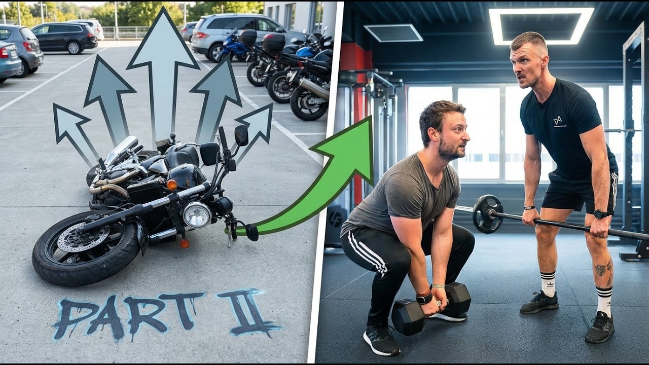 Übung der Woche: Motorrad aufheben im Gym