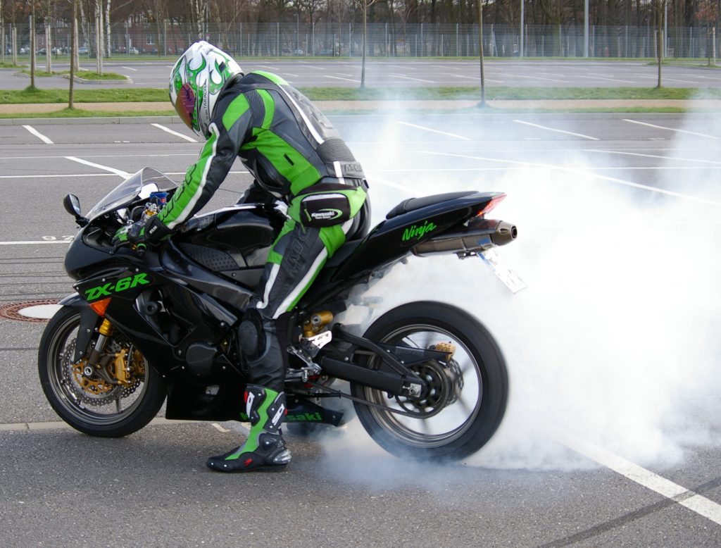 Burnout Motorbike